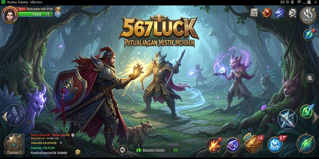 Tampilan gameplay petualangan yang mendebarkan dalam 567LUCK.