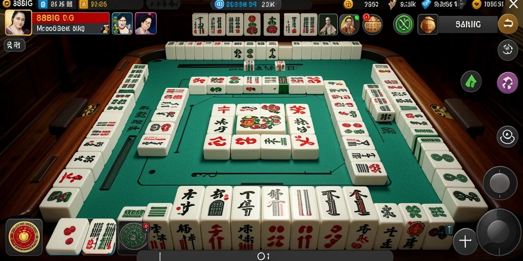 Tampilan screenshot utama 88BIG dengan gameplay Mahjong yang seru.