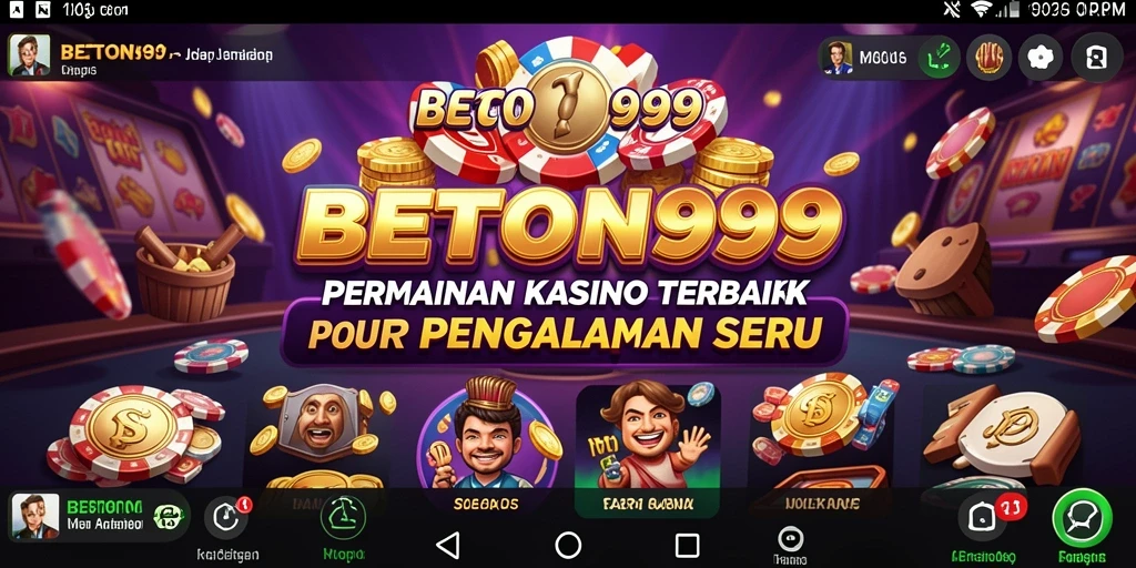 Tampilan menarik dari permainan Kasino BETON999 yang penuh aksi.