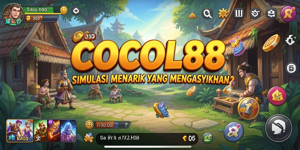 Tampilan gameplay COCOL88 yang menarik dan interaktif.