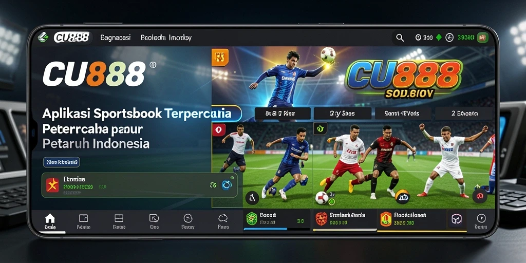 Screenshot utama CU888 menampilkan permainan sportsbook yang menarik.