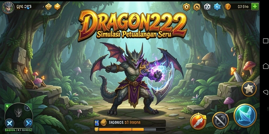 Tampilan gameplay menarik dari DRAGON222 dengan misi yang seru.