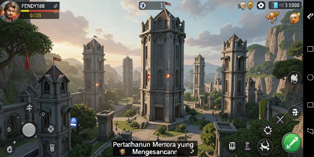 Gameplay strategis menara pertahanan di FENDY188 yang menakjubkan.