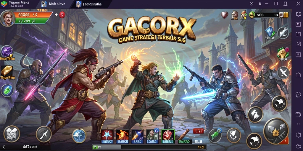Tampilan screenshot menunjukkan gameplay GACORX yang mendebarkan dan strategi yang mendalam.