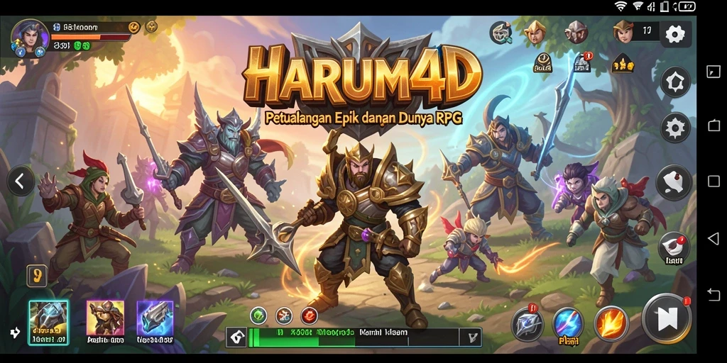 Tampilan menakjubkan dari gameplay HARUM4D yang mengasyikkan.