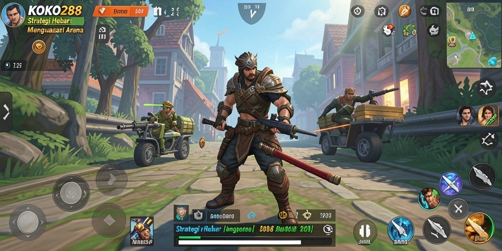 Tampilan gameplay menarik dalam KOKO288 menunjukkan strategi yang mendebarkan.