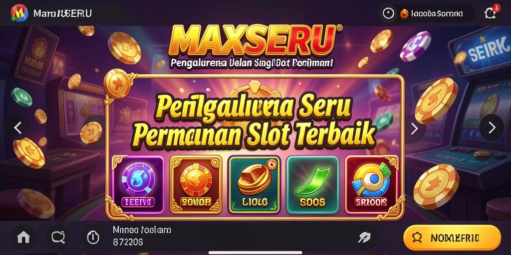 Gameplay slot yang memukau dan seru dalam MAXSERU.