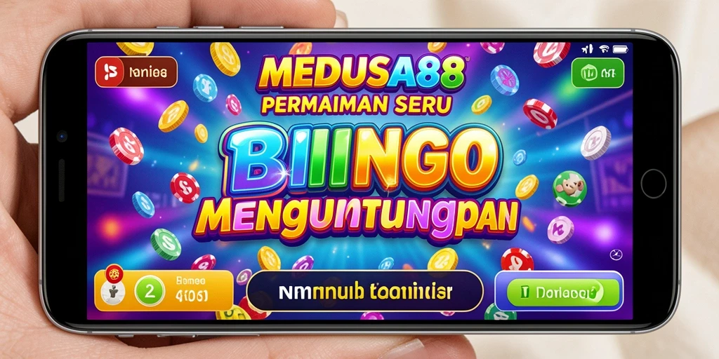 Tampilan menarik gameplay Bingo di MEDUSA88.