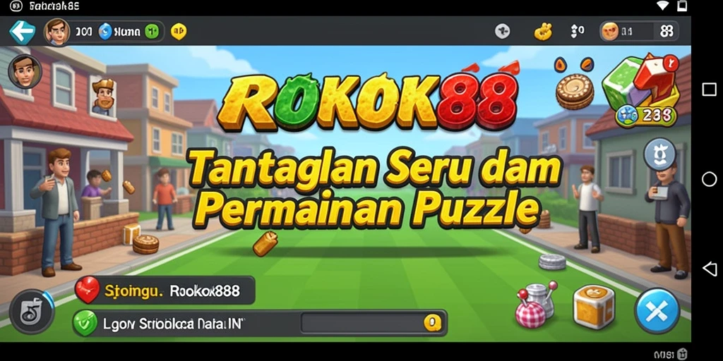 Screenshot menampilkan gameplay ROKOK88 yang menantang dan menarik.