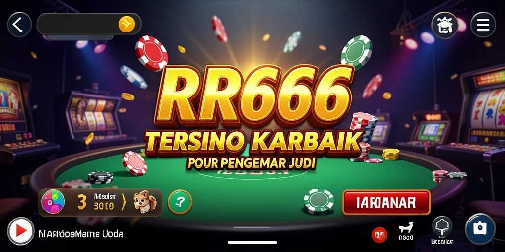 Screenshot gameplay RR666 menampilkan suasana kasino yang mendebarkan.