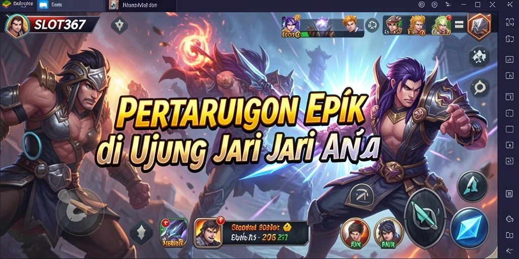Tangkapan layar menunjukkan aksi bertarung yang mendebarkan di SLOT367.